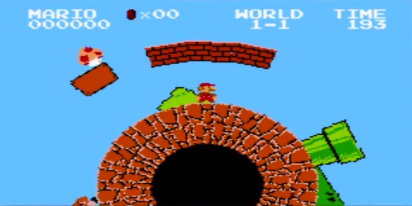 Gravity-Bending Retro Games : Jelly Mario Bros.