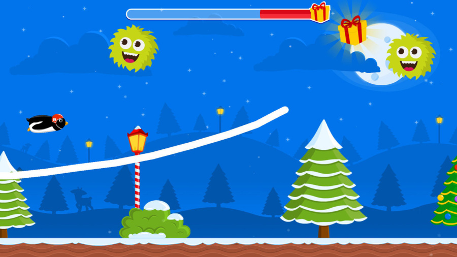 Christmas Adventure of Rocket Penguin Review - Screenshot 1 of 2