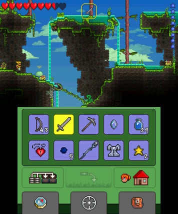 I recently downloaded the 3D terraria mod and this is one of my builds in  3D! (I have like 15 fps because my PC sucks but it looks cool) : r/Terraria