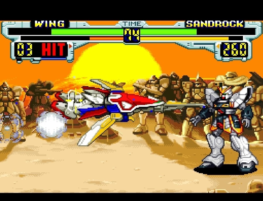 Gundam Wing Endless Duel Snes Super Nintendo Screenshots