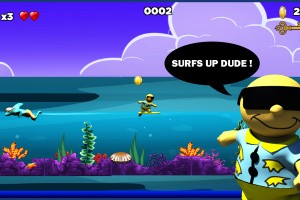 Surfin' Sam - Attack of the Aqualites Screenshot