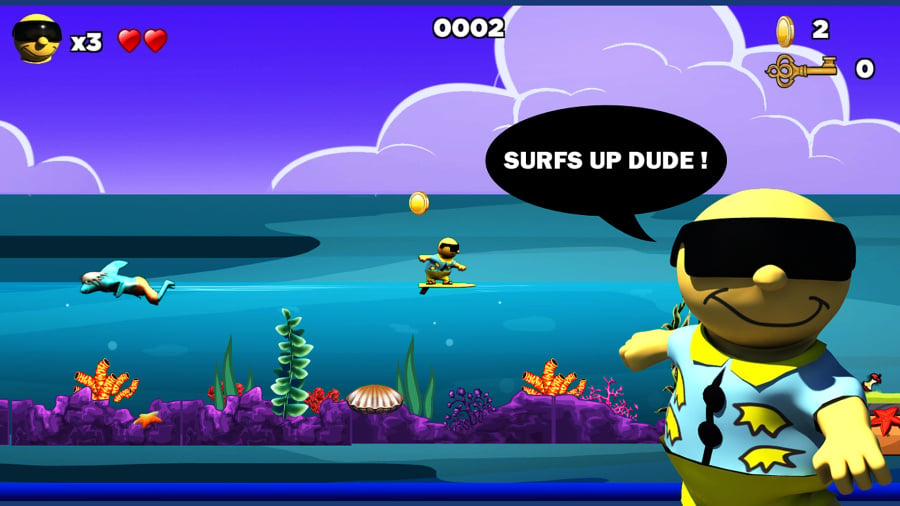 Surfin' Sam - Attack of the Aqualites Review - Screenshot 2 of 6