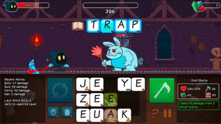 Letter Quest Remastered Review - Screenshot 2 of 5