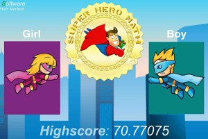 Super Hero Math Screenshot