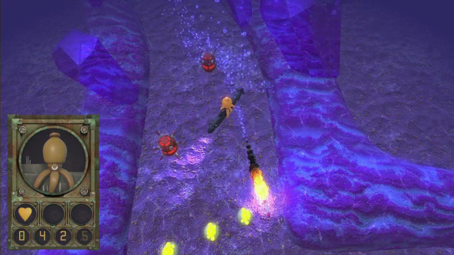 Octocopter: Super Sub Squid Escape Review - Screenshot 1 of 4