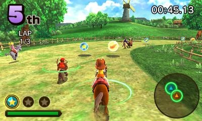 Mario Sports Superstars Tennis Nintendo 3DS, passeios a cavalo