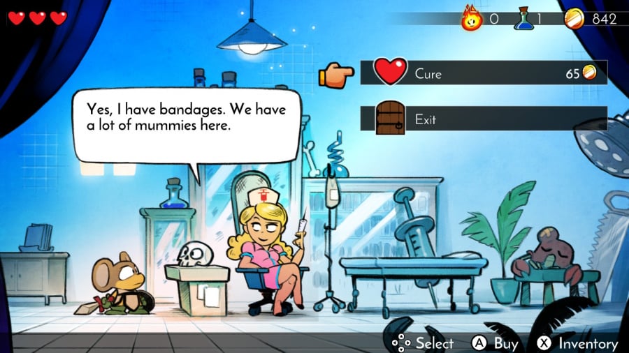 Wonder Boy: The Dragon's Trap Review - Screenshot 2 of 5