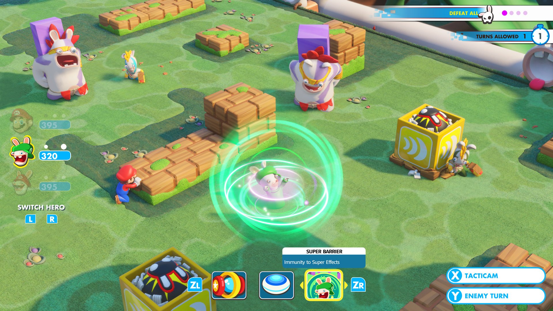 Mario + Rabbids Kingdom Battle no Nintendo Switch