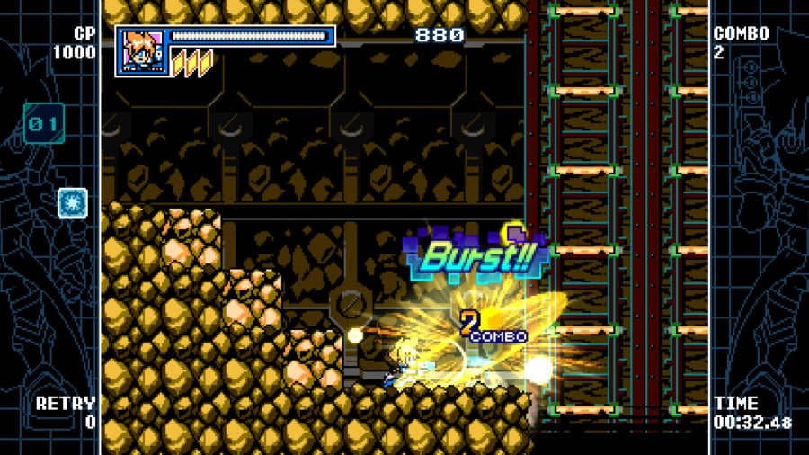 Mighty Gunvolt Burst Review - Screenshot 4 of 5