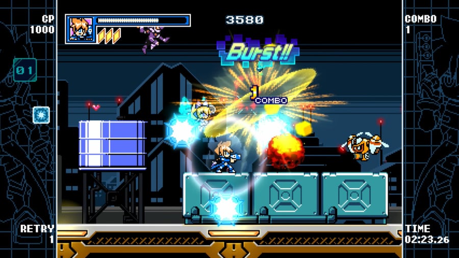 Mighty Gunvolt Burst Review - Screenshot 3 of 5