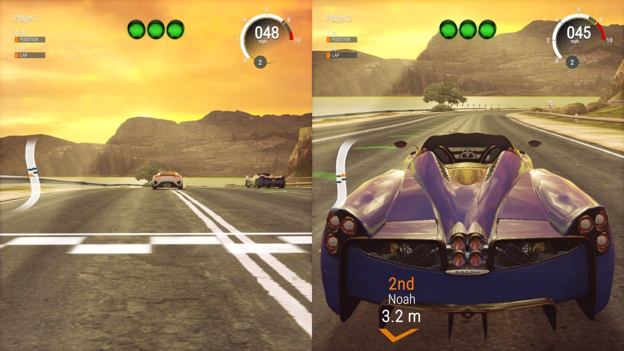 Gear.Club Unlimited To Offer 4-Player Local Splitscreen, 1080p At 30fps  Gameplay