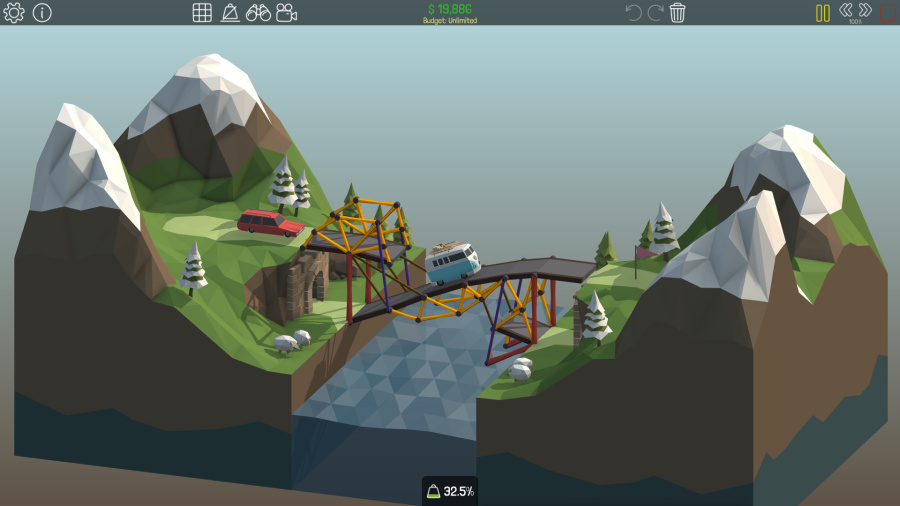 Poly Bridge Review - Screenshot 1 of 3