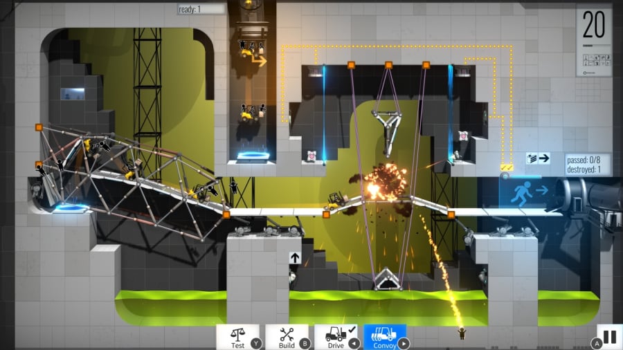 Bridge Constructor Portal Review - Screenshot 2 of 3