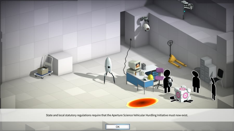 Bridge Constructor Portal Review - Screenshot 1 of 3