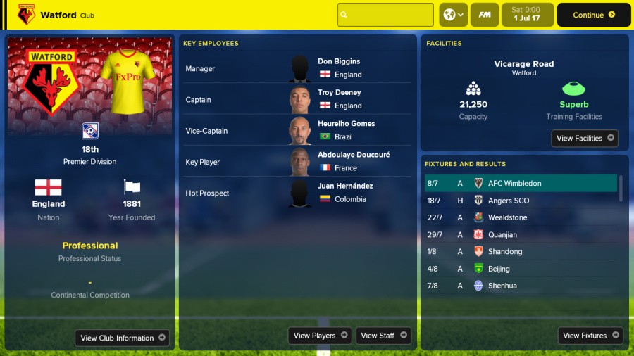 Football Manager Touch 2018 Review - Screenshot 4 of 5