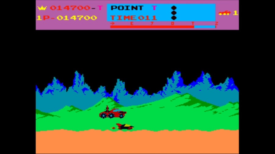 Arcade Archives Moon Patrol Review - Screenshot 2 of 3