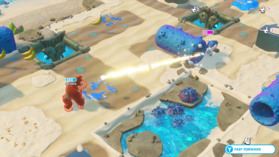 Mario + Rabbids Kingdom Battle: Donkey Kong Adventure Review - Screenshot 1 of 4
