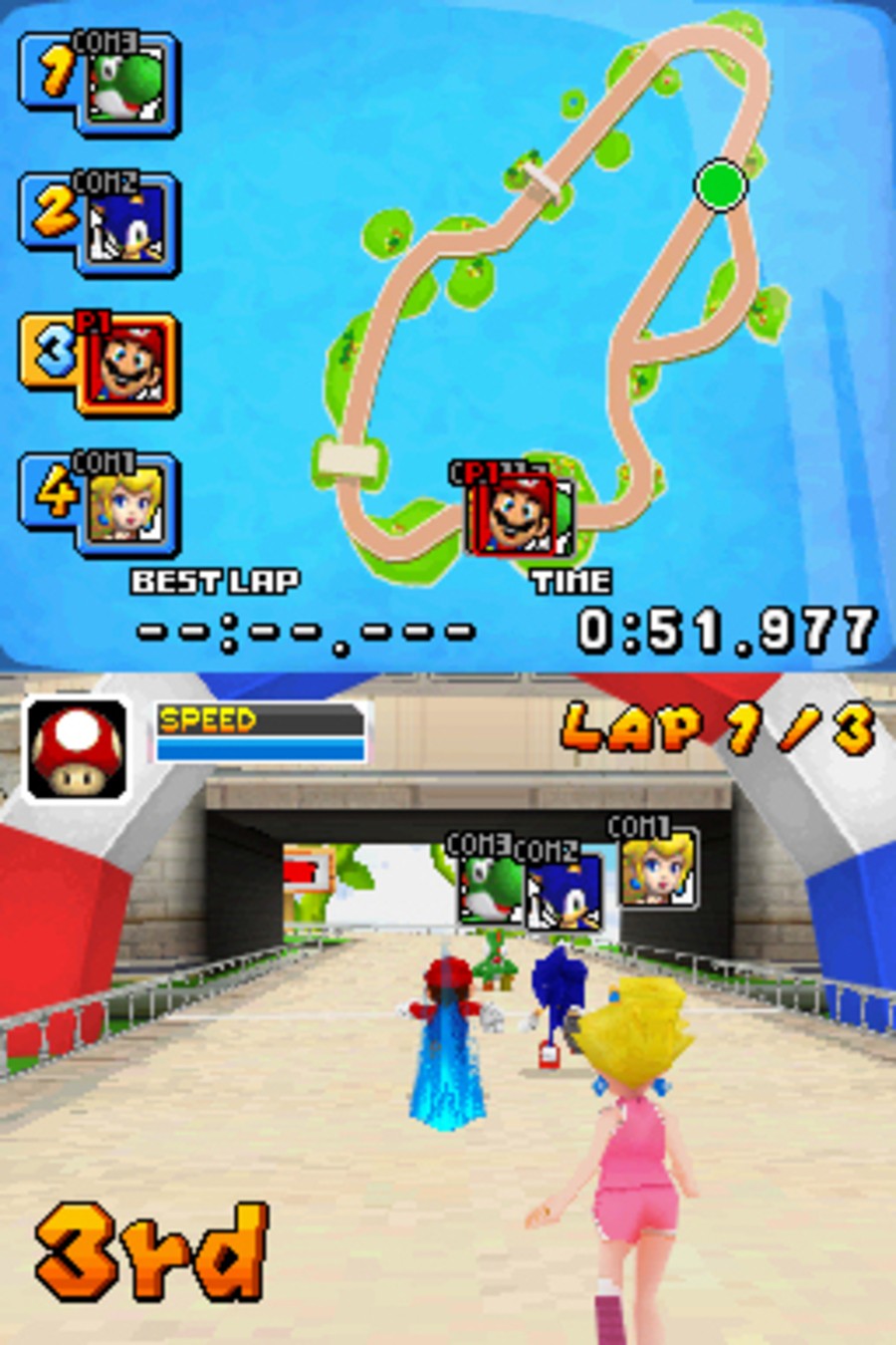 Mario & Sonic at the Olympic Games (DS) Screenshots