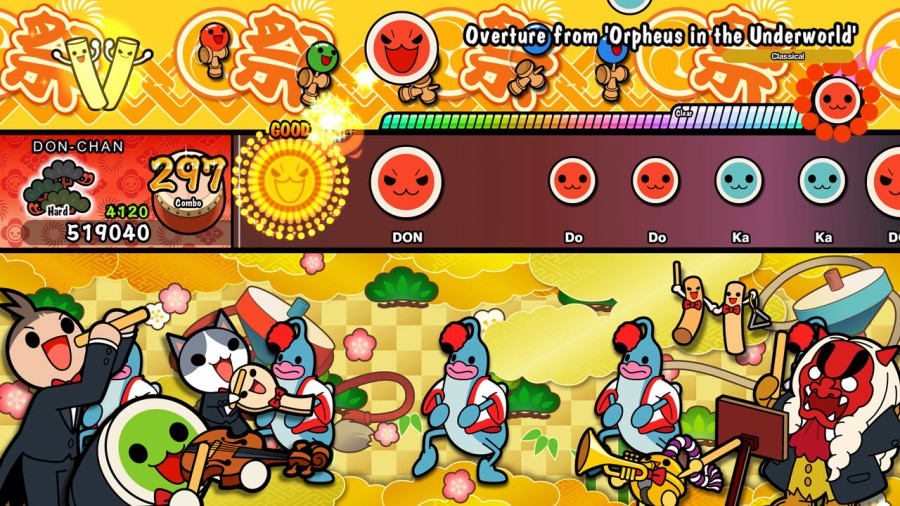 Taiko no Tatsujin: Drum 'n' Fun! Review - Screenshot 1 of 4