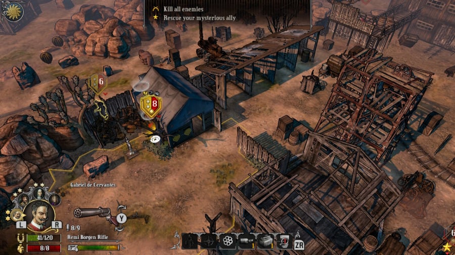 Hard West Review - Screenshot 2 of 4