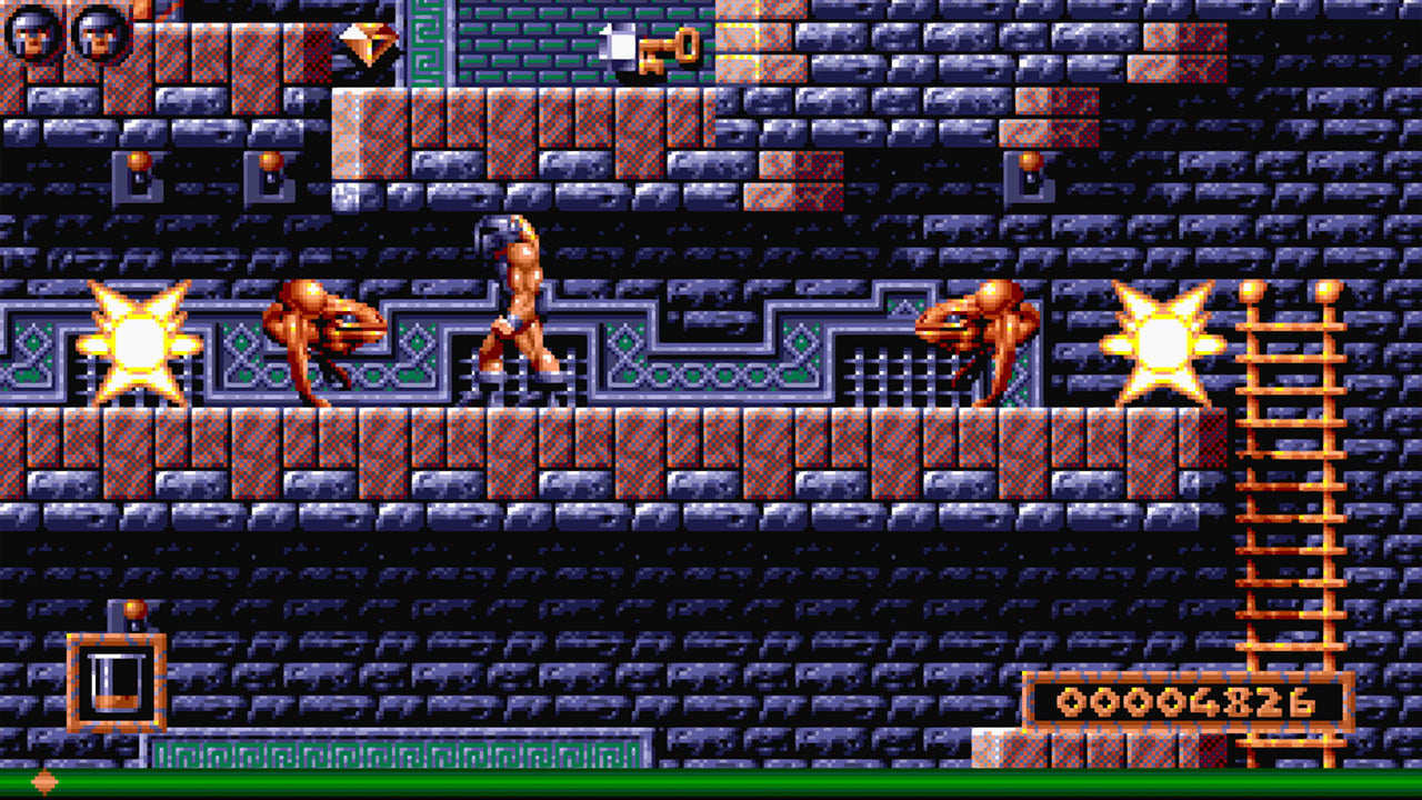 Gods gameplay (PC Game, 1991) 