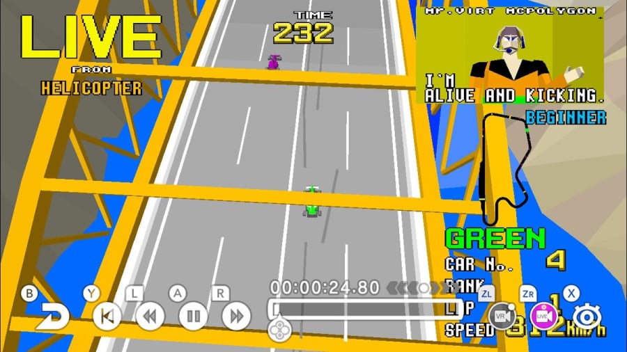 SEGA AGES Virtua Racing Review - Screenshot 3 of 5