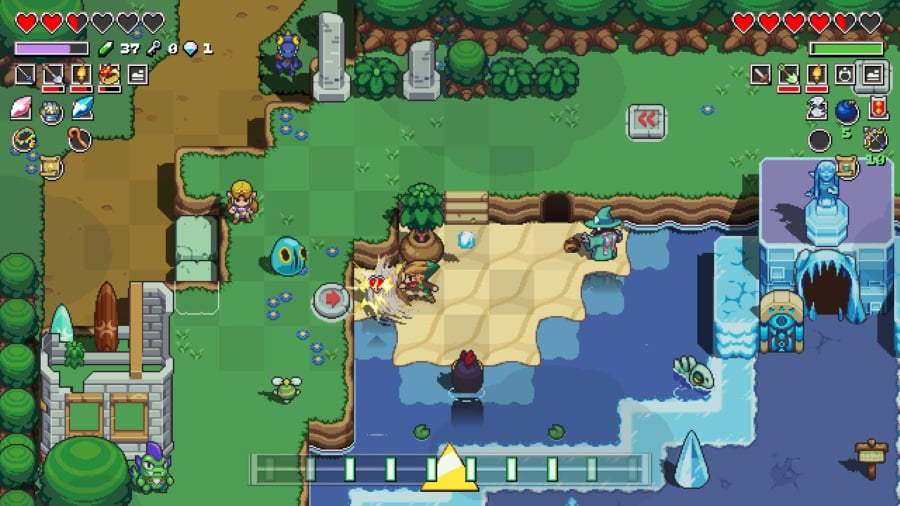 Cadence of Hyrule: Crypt of the NecroDancer Featuring The Legend of Zelda Review - Screenshot 1 of 7