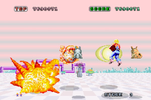 SEGA AGES Space Harrier Screenshot