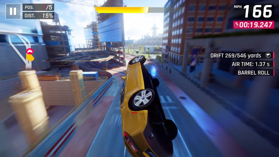 ASPHALT 9, PERFORM NO BARREL ROLL IN A SINGLE HIT THE ROAD EVENT RACE
