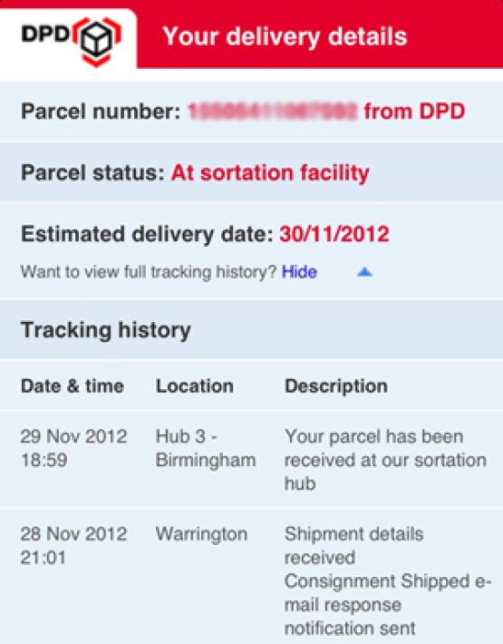 Daz - DPD are getting sorted for delivery tomorrow. C'mon lads, don't let me down!